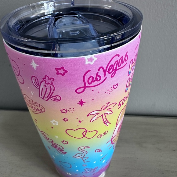 Hello Kitty Las Vegas Stainless Steel Tumbler - 50th Anniversary - Peace Sanrio - Picture 3 of 5